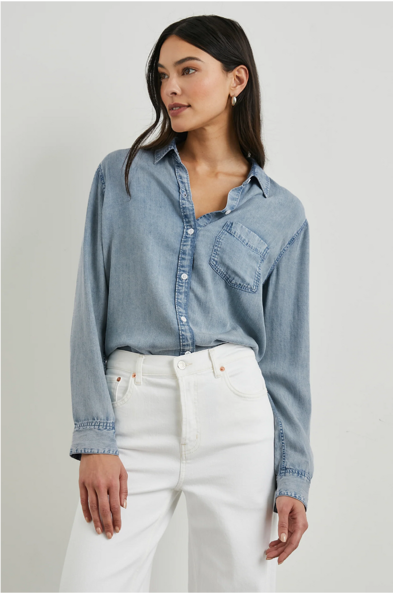 RAILS - INGRID VINTAGE CLOUD WASH BUTTONDOWN