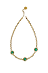 MOUNTAIN MOON - TIJANA GREEN ONYX NECKLACE