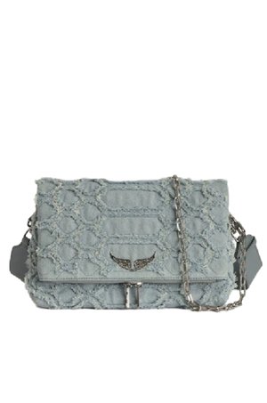 ZADIG ET VOLTAIRE - ROCKY FRINGE DENIM BREEZE