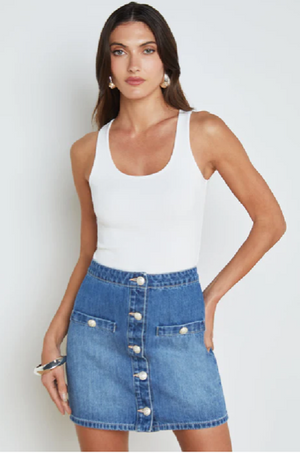 LAGENCE - ADIRA SCOOP TANK WHITE