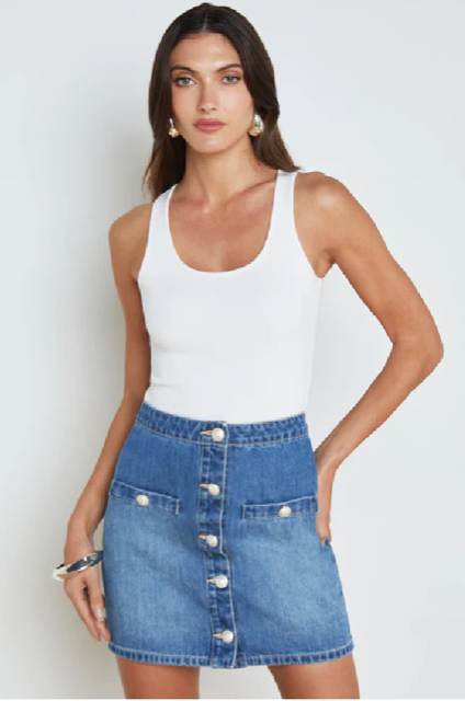 LAGENCE - ADIRA SCOOP TANK WHITE