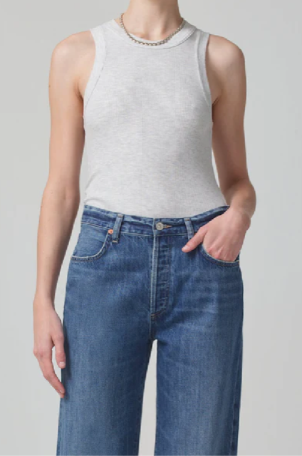 CITIZENS OF HUMANITY - ISABEL TANK HEATHER GREY