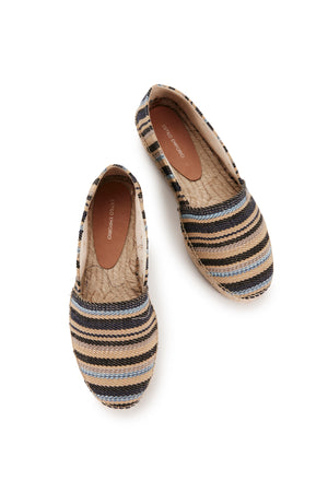 ESTILO EMPORIO - MULESPADRILLE NAVY LOAFERS WAS $219