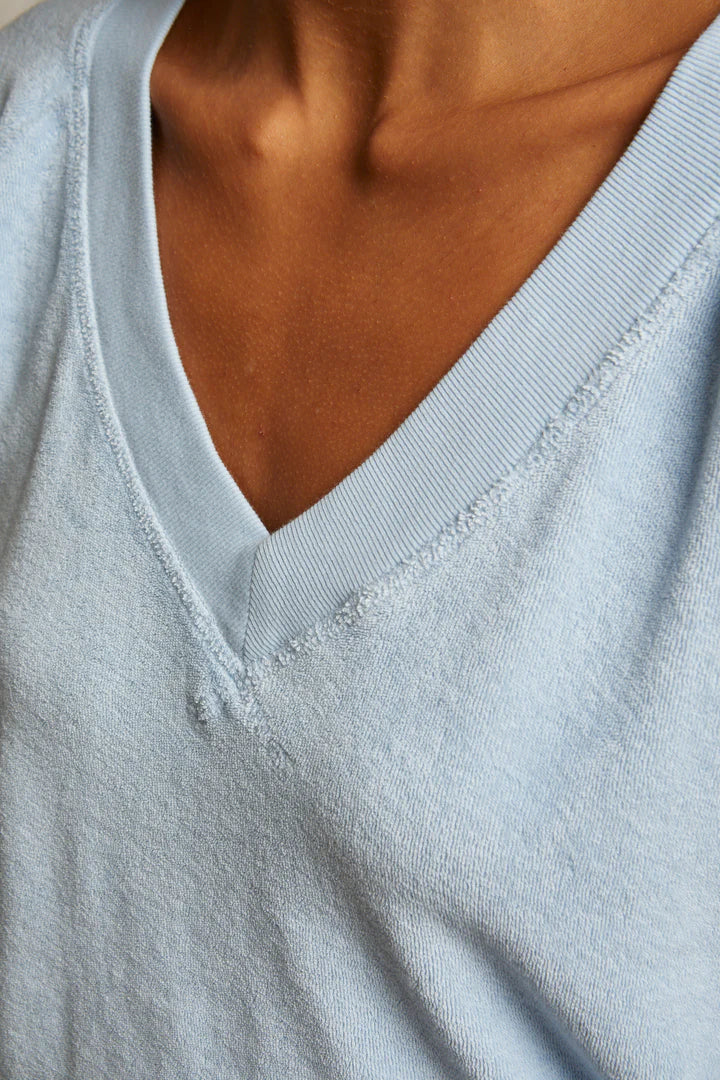 PERFECT WHITE TEE - SONNY LOOP TERRY SKY BLUE