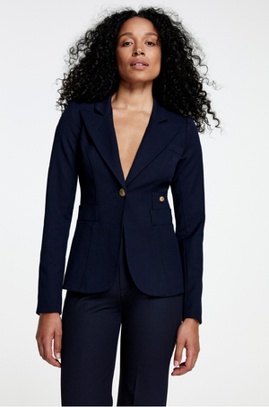 SMYTHE - DUCHESS BLAZER FULL BACK NAVY