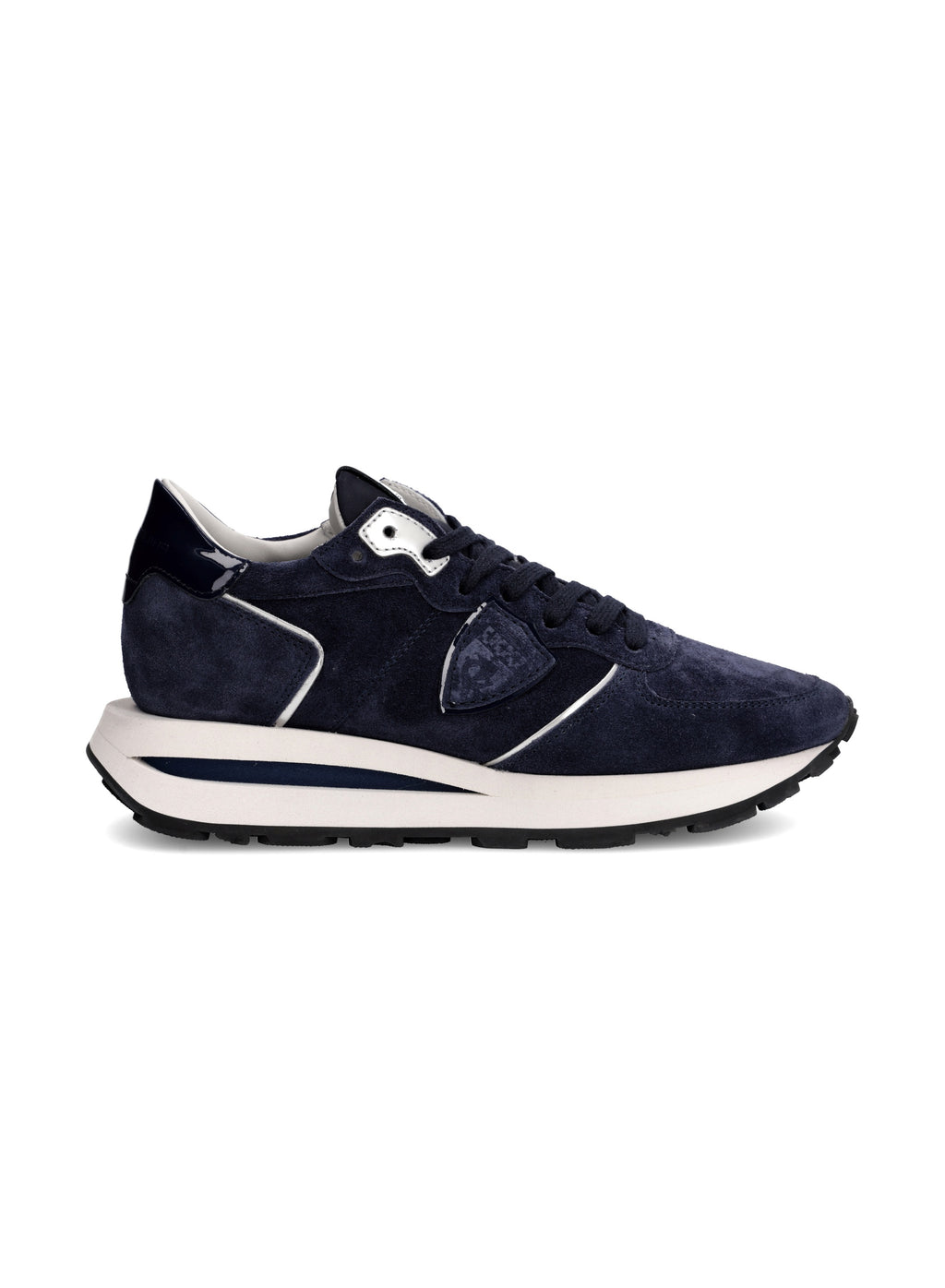 PHILIPPE MODEL - TROPEZ HAUTE LOW DAIM BLEU