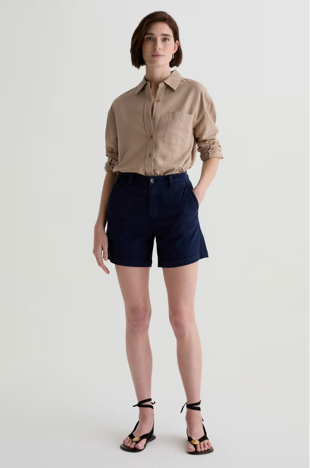AG DENIM - JUDE SHORT DEEP TRENCHES
