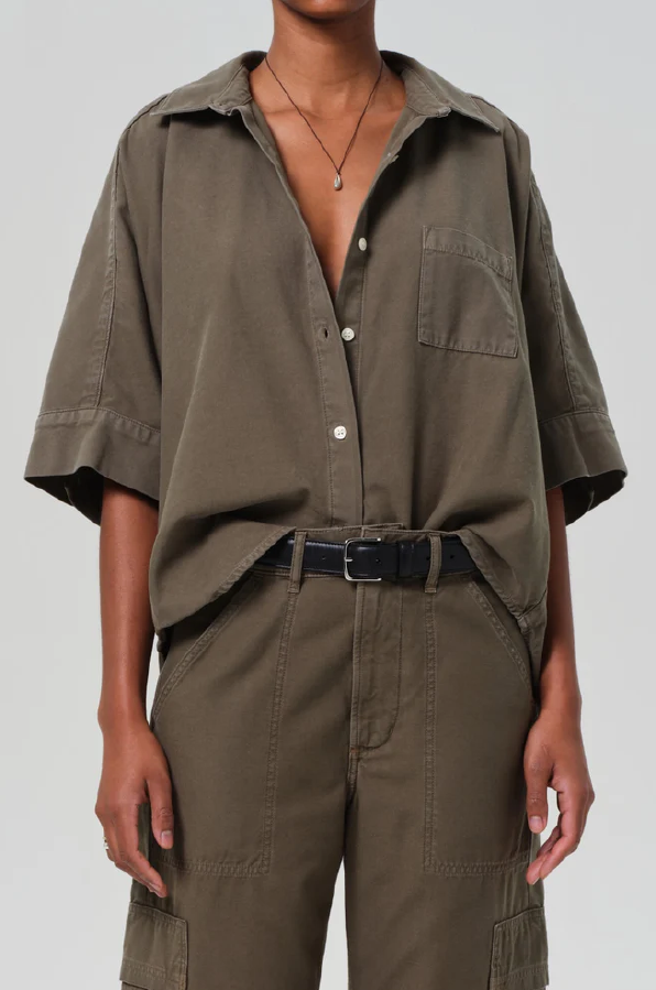 CITIZENS OF HUMANITY - CLAIRE ORIGAMI SHIRT DOGWOOD