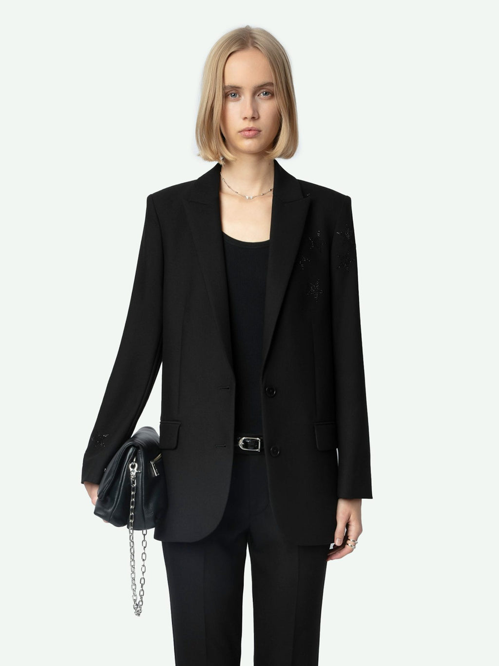 ZADIG ET VOLTAIRE - VIVA STRASS STAR BLACK