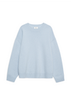 ANINE BING - LEE CREW SWEATER PALE BLUE