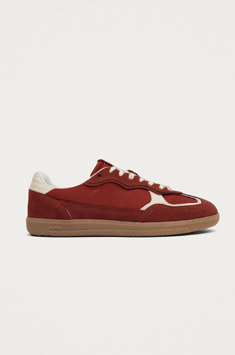 ALOHAS - TB.490 RIFE SHEEN RED SNEAKERS