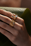 AMBER SCEATS - PLUMERIA RING