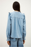 BA&SH - LIO BLOUSE LIGHT BLUE
