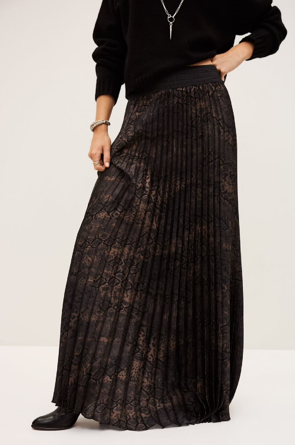 BA&SH - HOWIE SKIRT IN MARRON
