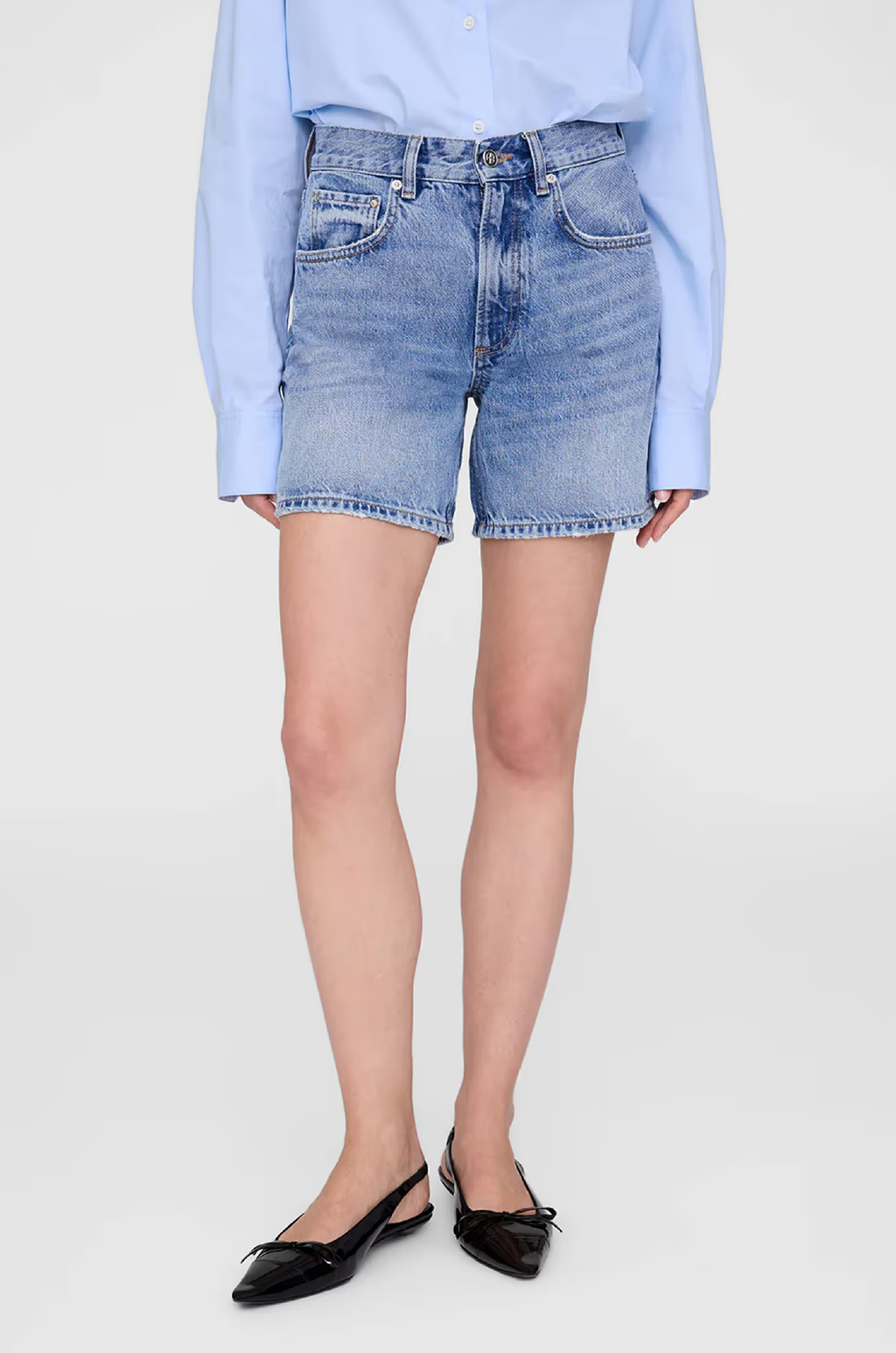 ANINE BING - HEATH SHORT CASPAIN BLUE