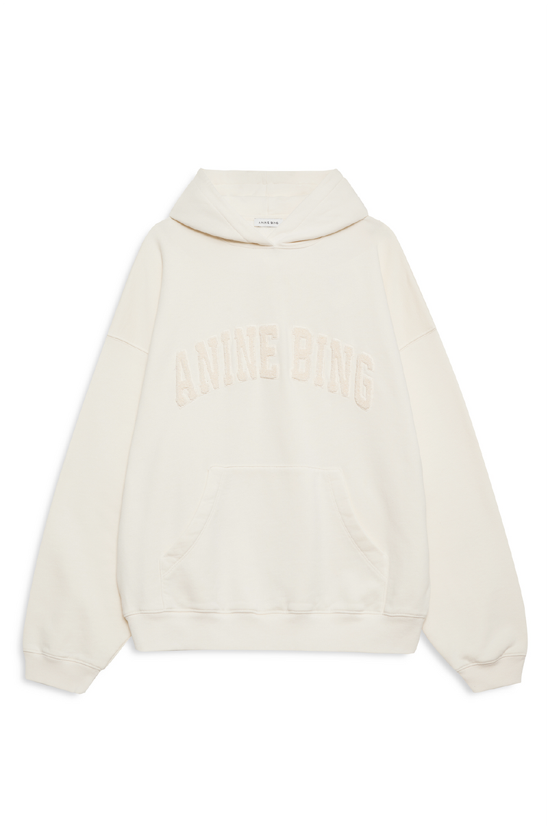 ANINE BING - HARVEY  SWEATSHIRT WASHED CREAM