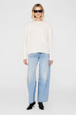 ANINE BING - LEE CREW SWEATER CREAM