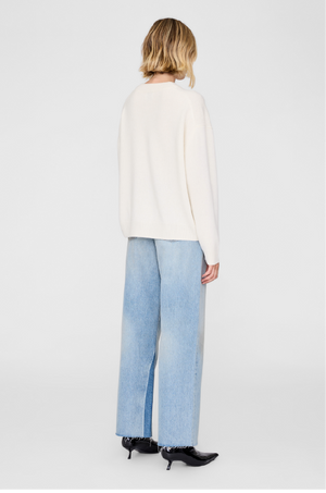 ANINE BING - LEE CREW SWEATER CREAM
