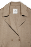 ANINE BING - PORTIA COAT OATMEAL  CASHMERE BLEND