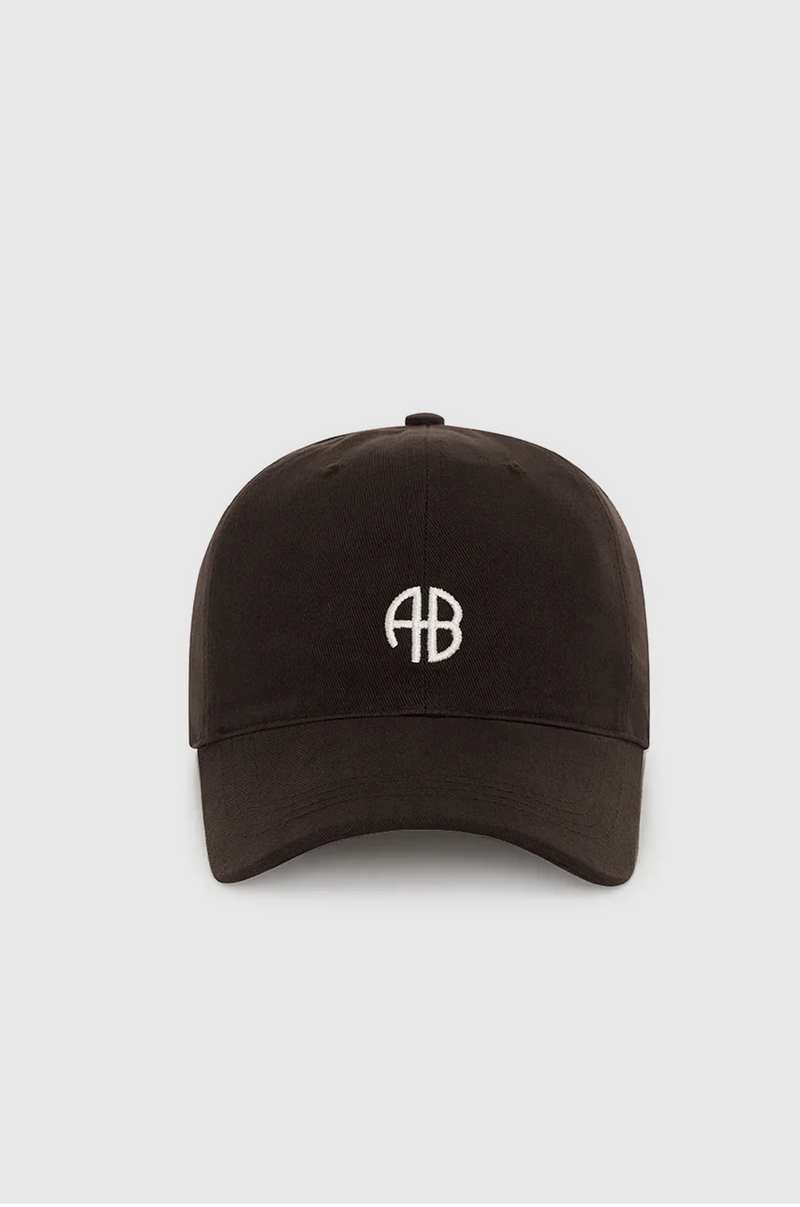 ANINE BING - JEREMY BASEBALL CAP AB DEEP BROWN