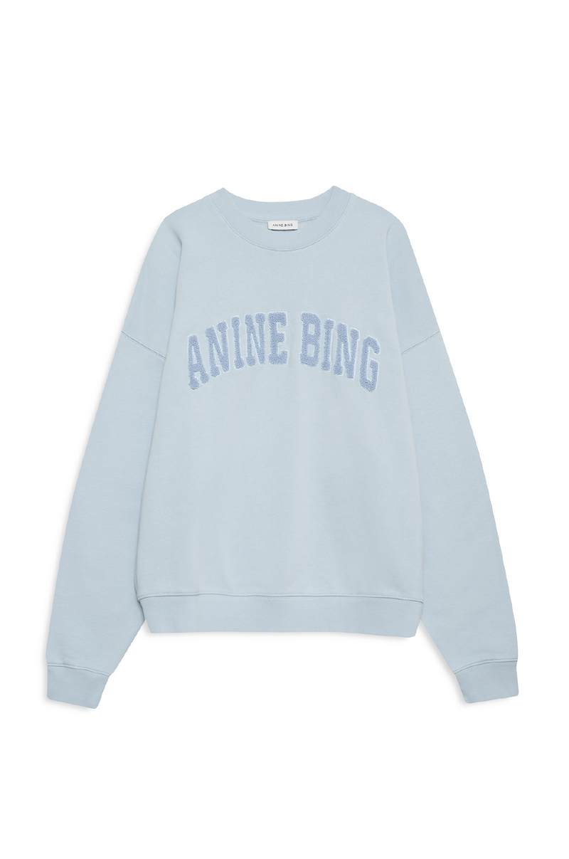 ANINE BING - MILES SWEATSHIRT PALE BLUE