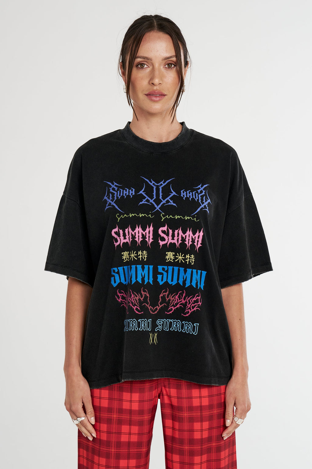 SUMMI SUMMI - BAND TEE BLACK