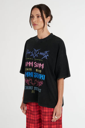 SUMMI SUMMI - BAND TEE BLACK