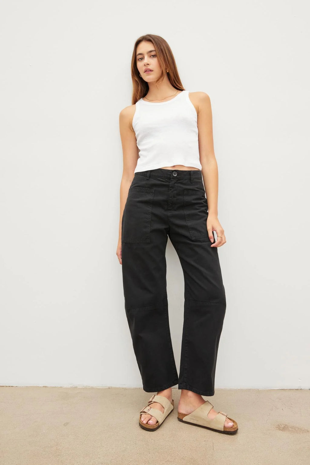 velvet brylie pants washed black