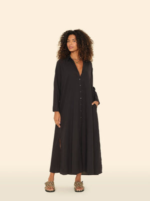 XIRENA - BODEN DRESS BLACK