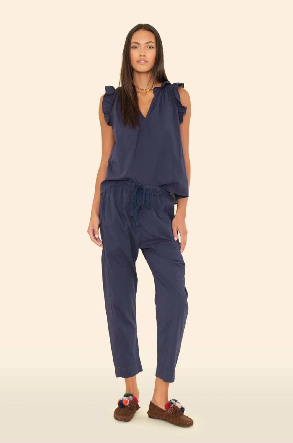 XIRENA - DRAPER PANT NAVY