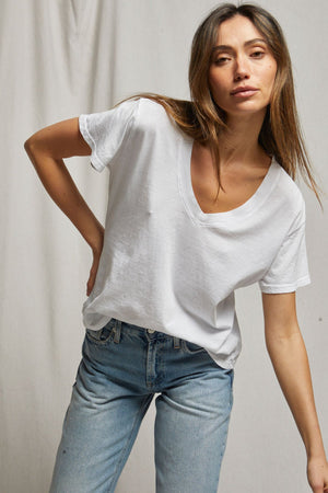 PERFECT WHITE TEE - HENDRIX BASIC WHITE