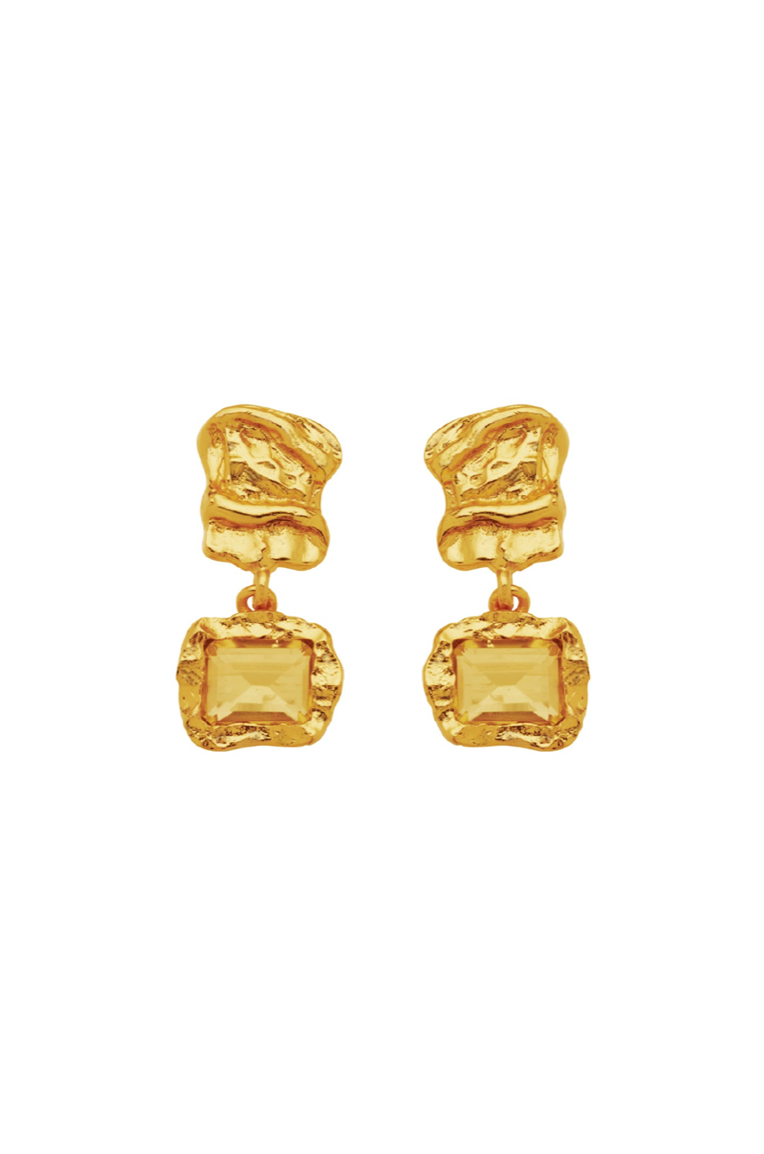 AMBER SCEATS - SUNFLOWER EARRINGS