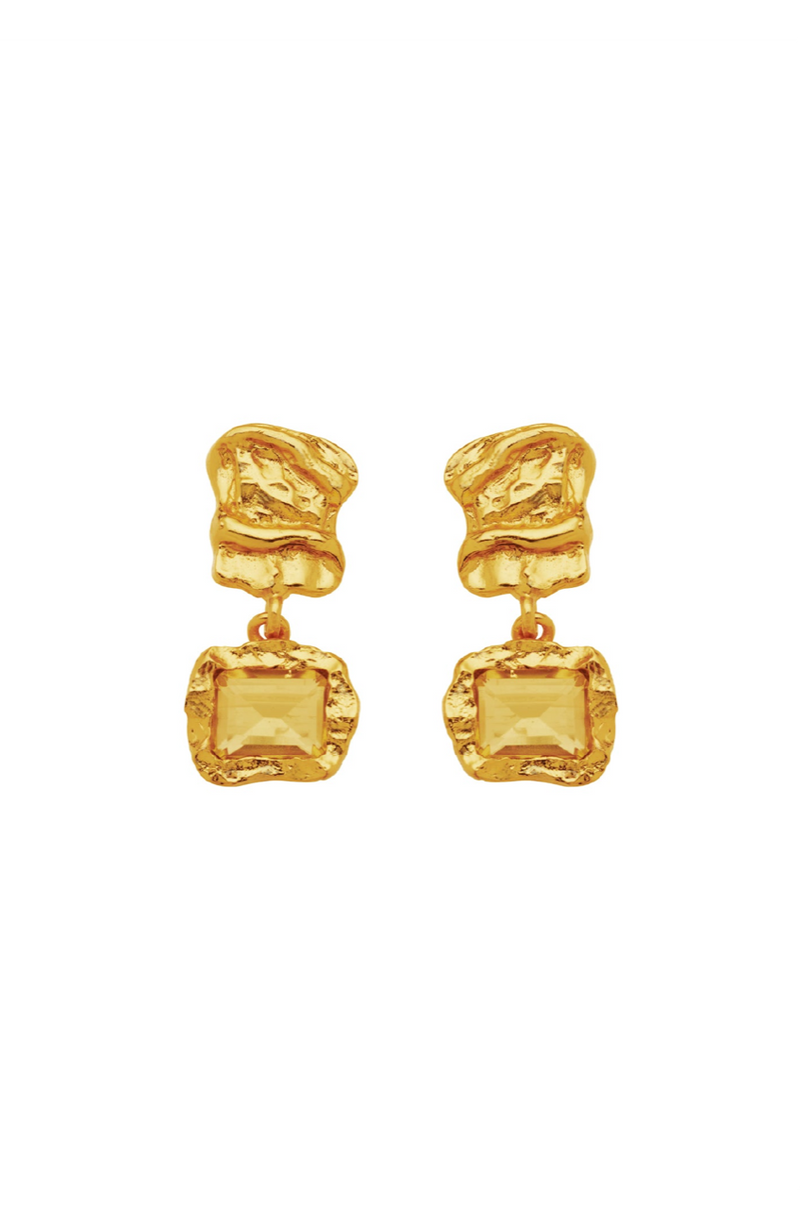 AMBER SCEATS - SUNFLOWER EARRINGS