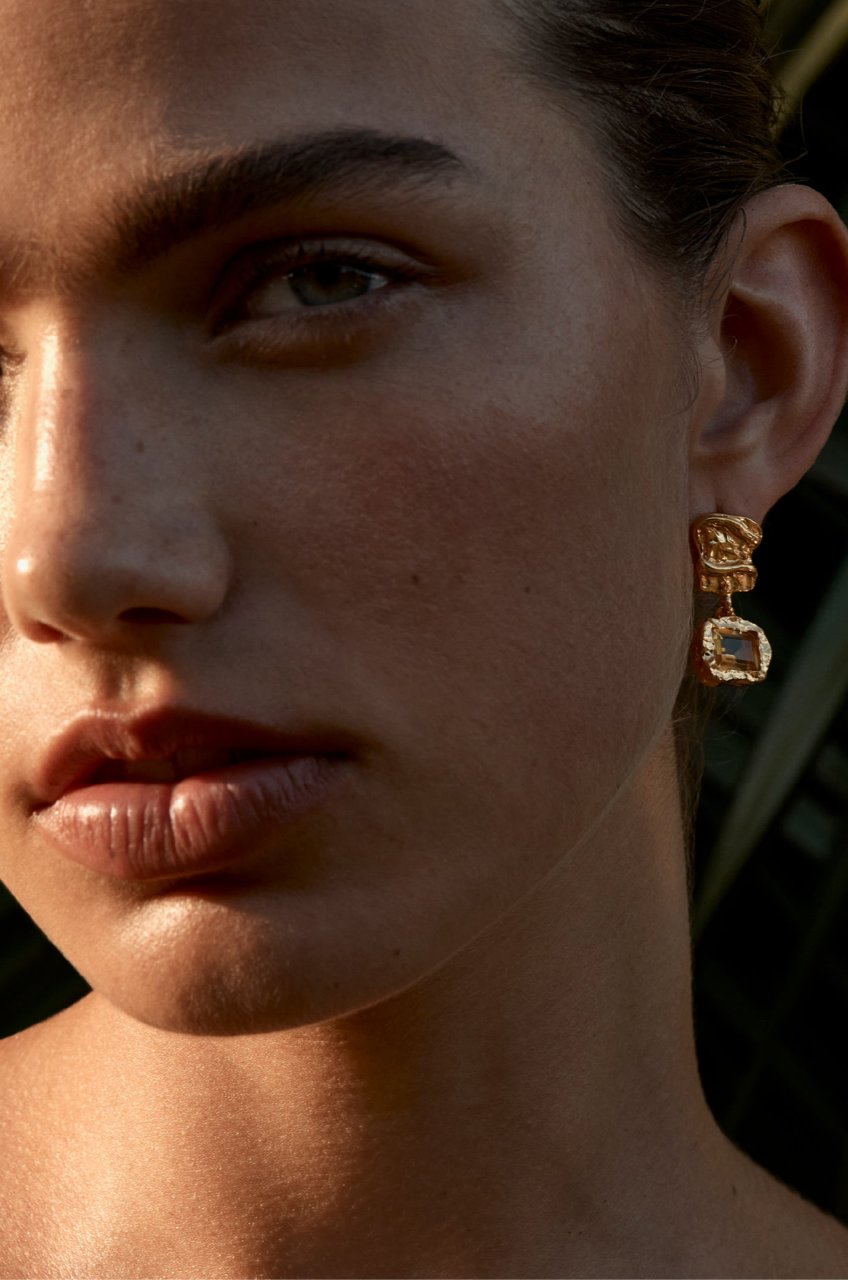 AMBER SCEATS - SUNFLOWER EARRINGS