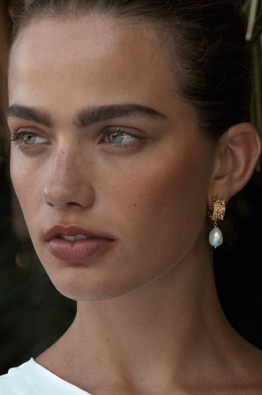 AMBER SCEATS - CARNATION EARRINGS
