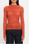 KIVARI - DYLAN MESH TOP RED