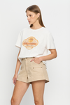 KIVARI - EVIE DENIM SHORT SAND