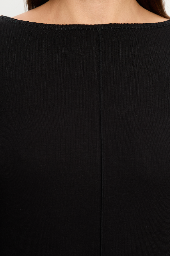KIVARI - QUINN KNIT TOP BLACK