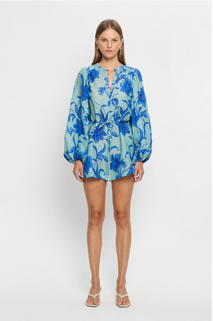 KIVARI - JUNIPER PLAYSUIT COBALT BLUE