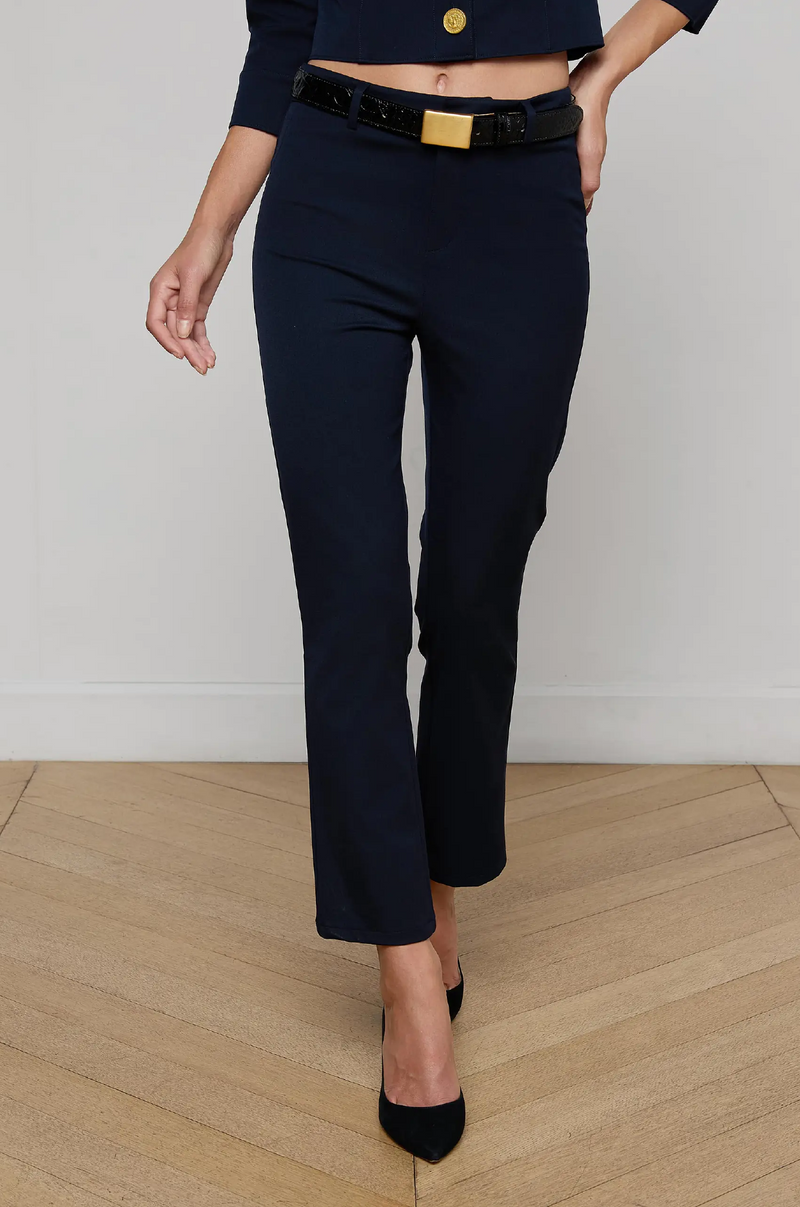 L 'AGENCE - KETRA BABY BOOT TROUSER MIDNIGHT