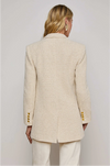 L 'AGENCE - RIVA KNIT BLAZER WHITE
