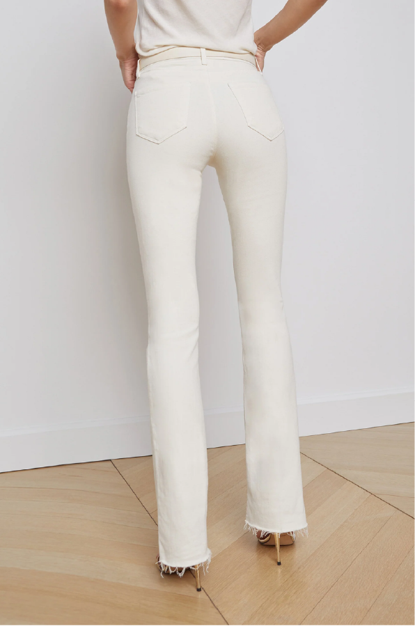 L 'AGENCE - RUTH STRAIGHT VINTAGE WHITE