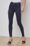 L'AGENCE - MARGUERITE SKINNY NAVY COATED