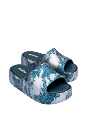 MELISSA - FREE PLATFORM SLIDE DENIM BLUE