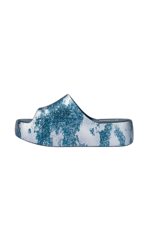 MELISSA - FREE PLATFORM SLIDE DENIM BLUE