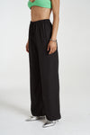 SUMMI SUMMI - MIDNIGHT BLACK LINEN PANTS