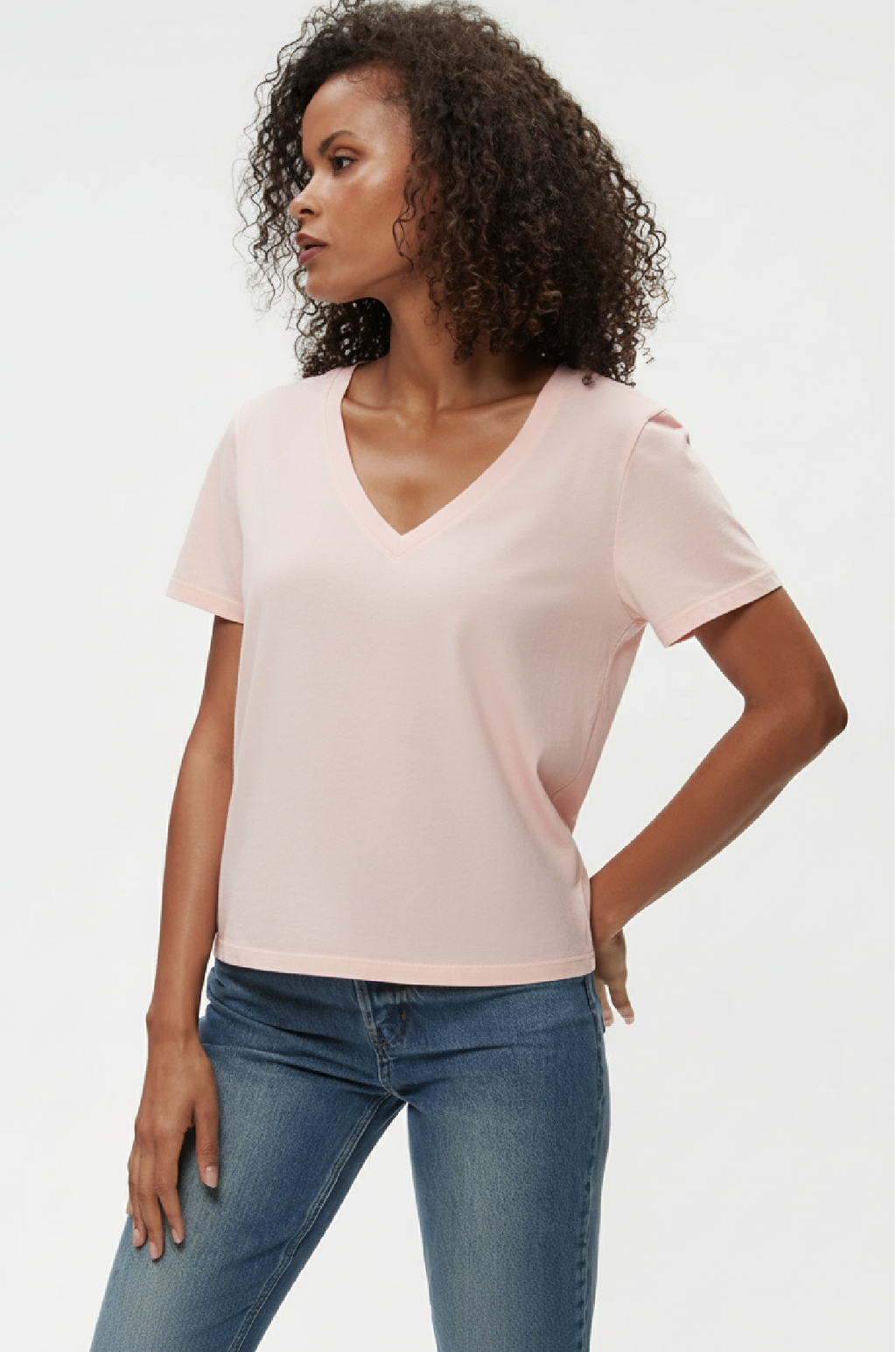MICHEAL STARS - DAIRA V NECK BLUSH