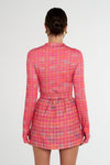 SUMMI SUMMI - NEON PLAID SKIVVY