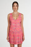 SUMMI SUMMI - NEON PLAID VEST