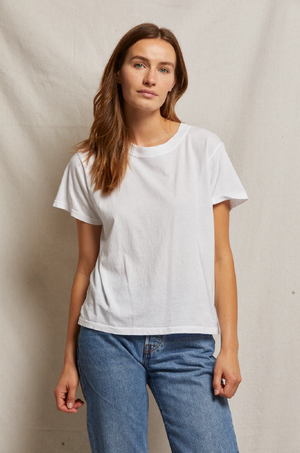 PERFECT WHITE TEE - RUBY BOXY WHITE TEE